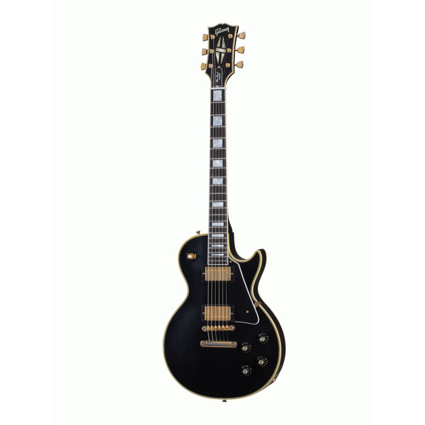 Gibson Murphy Lab 68 Les Paul Custom Electric Guitar Ultra Light Aged Ebony