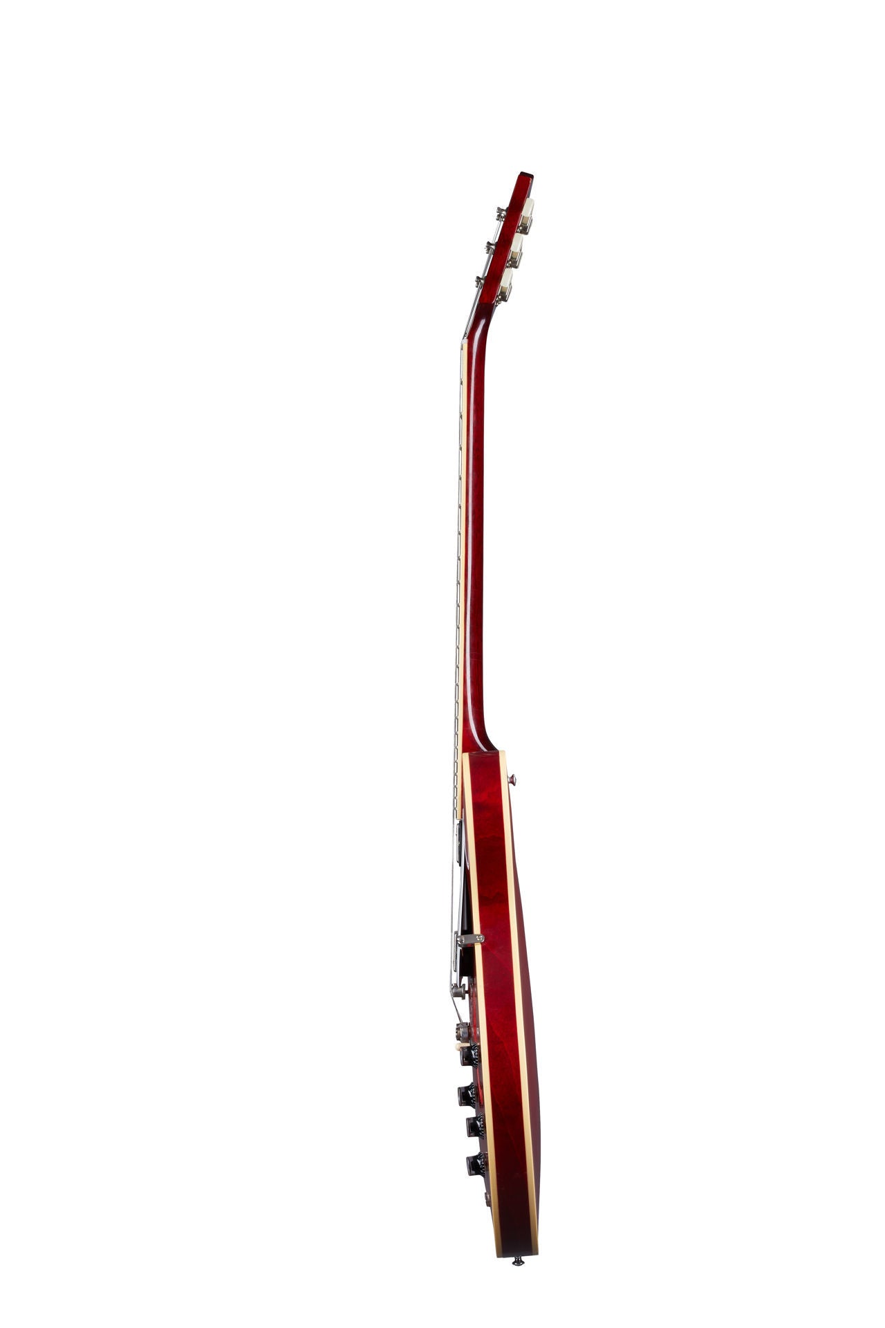 Gibson Murphy Lab '64 ES-335 Ultra Light aged electric guitar in 60s Cherry finish with cherry red body and vintage hardware.