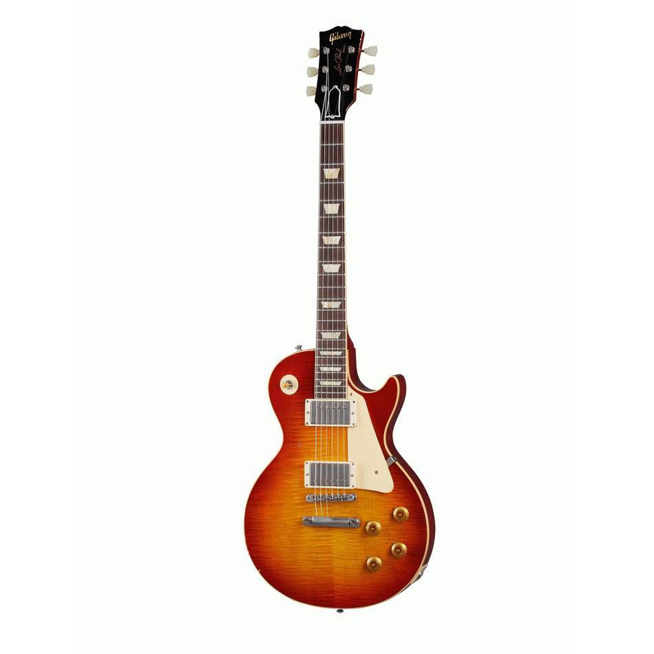 Gibson Murphy Lab 59 Les Paul Standard Electric Guitar Light Aged Cherry Teaburst