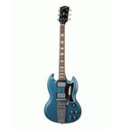 Gibson Murphy Lab 64 SG Standard Electric Guitar with Maestro Vibrola Light Aged Pelham Blue