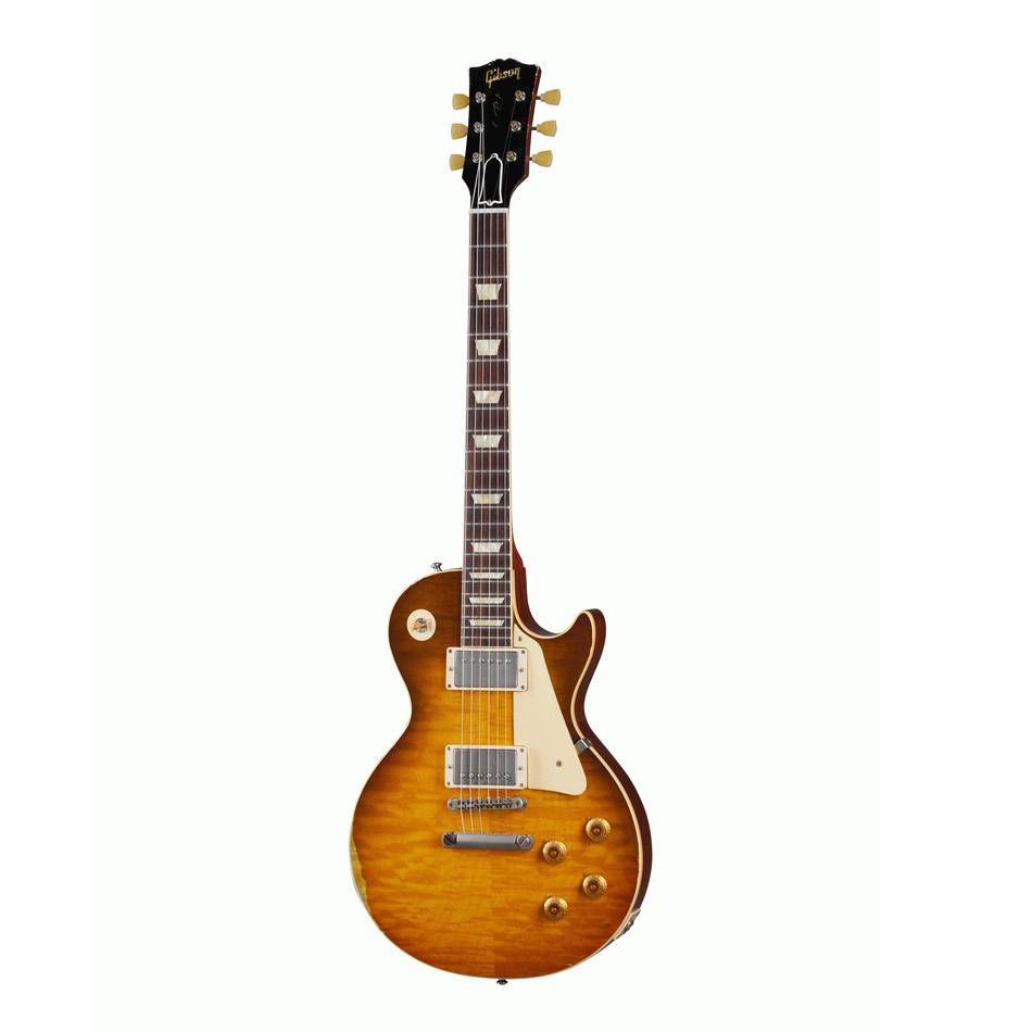 Gibson Murphy Lab 59 Les Paul Standard Electric Guitar Heavy Aged Green Lemon Fade