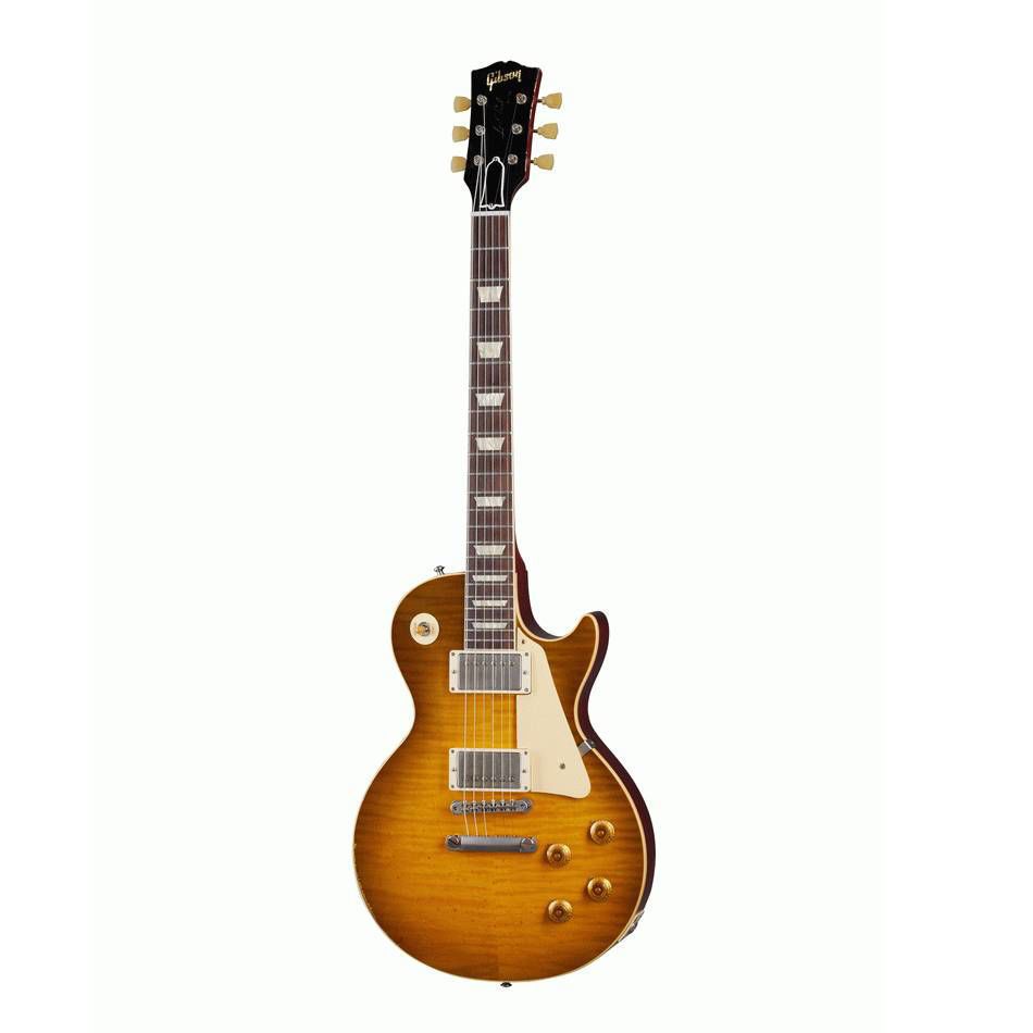 Gibson Murphy Lab 59 Les Paul Standard Electric Guitar Heavy Aged Golden Poppy Burst