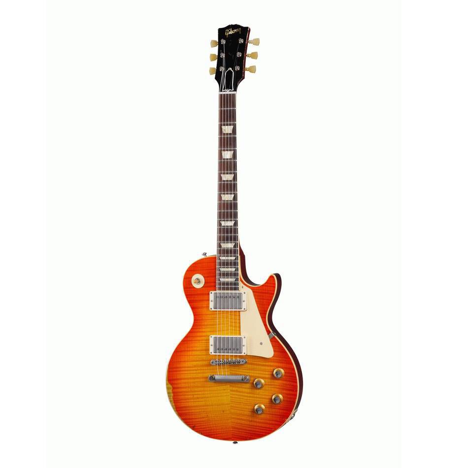 Gibson Murphy Lab 60 Les Paul Standard Electric Guitar Heavy Aged Tangerine Burst