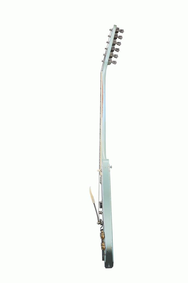 Gibson Murphy Lab 63 Firebird Electric Guitar with Maestro Vibrola Heavy Aged Frost Blue
