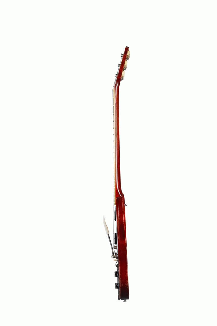 Gibson Murphy 64 SG Standard Electric Guitar with Maestro Vibrola Heavy Aged Faded Cherry