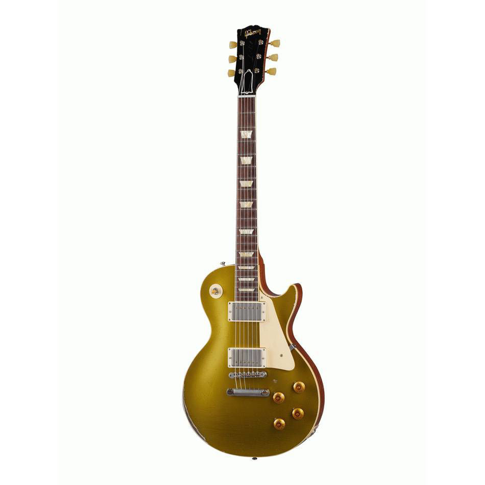 Gibson Murphy Lab 57' Les Paul Goldtop Ultra Heavy Aged Electric Guitar in Double Gold