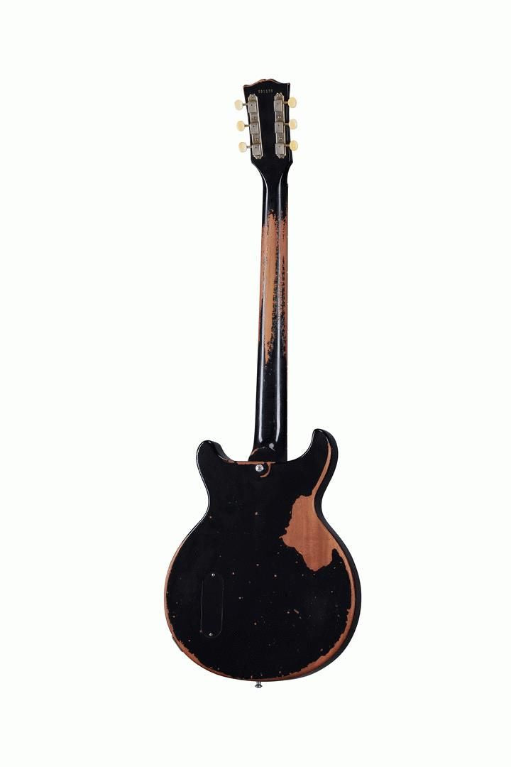 Gibson Murphy Lab 60 Les Paul Junior Electric Guitar Double Ultra Heavy Aged Ebony