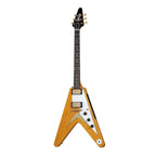 Gibson 58 Korina Flying V Electric Guitar - White Pickguard - Natural