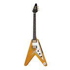 Gibson 58 Korina Flying V Electric Guitar - White Pickguard - Natural