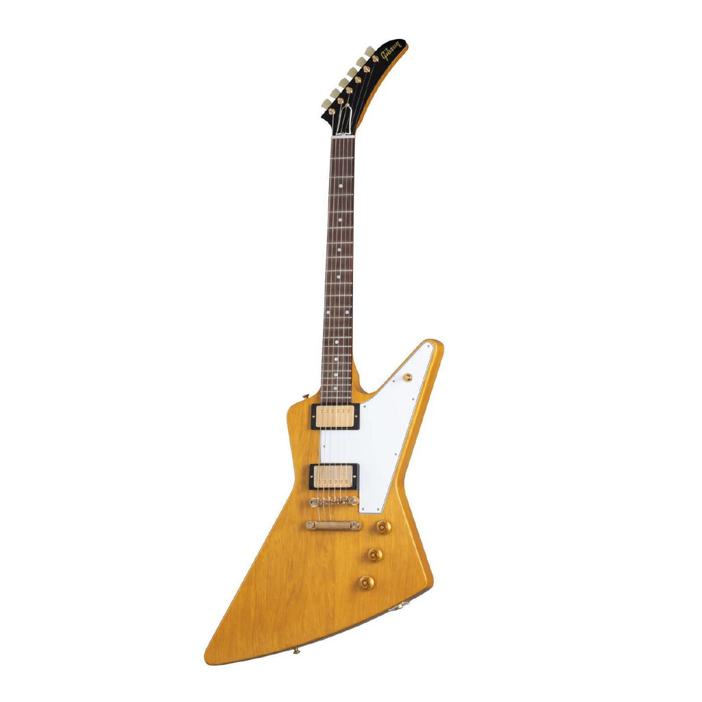Gibson 58 Korina Explorer Electric Guitar - White Pickguard - Natural