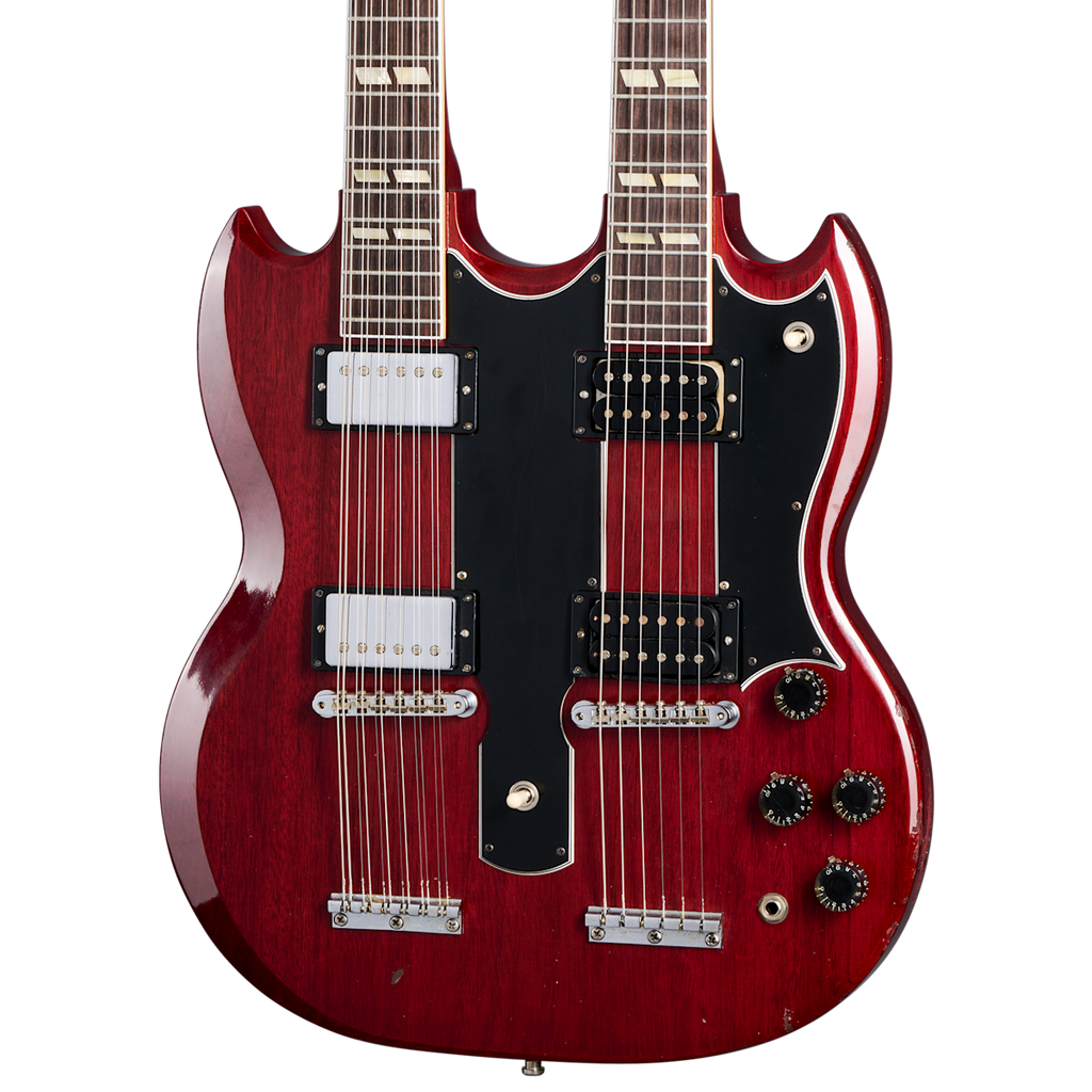 Gibson Jimmy Page EDS1275 Double Neck SG Electric Guitar VOS - 69 Cherry