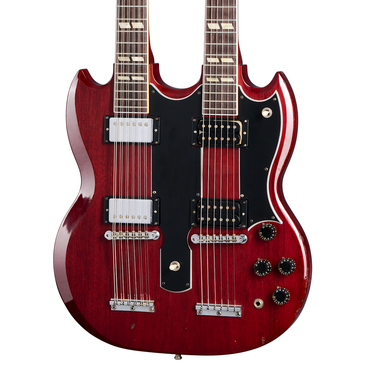 Gibson Jimmy Page EDS1275 Double Neck SG Electric Guitar VOS - 69 Cherry