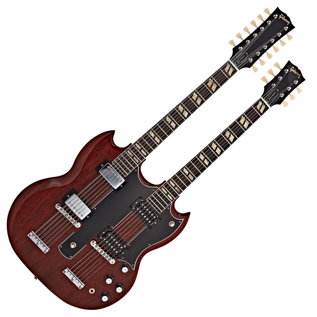 Gibson Jimmy Page EDS1275 Double Neck SG Electric Guitar VOS - 69 Cherry