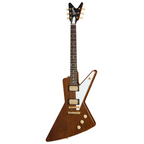 Gibson 1957 Mahogany Futura Reissue electric guitar in antique natural finish, showcasing its sleek body and vintage-style hardware.