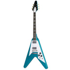 Gibson Custom 1969 Flying V Reissue electric guitar in Aqua Mist finish