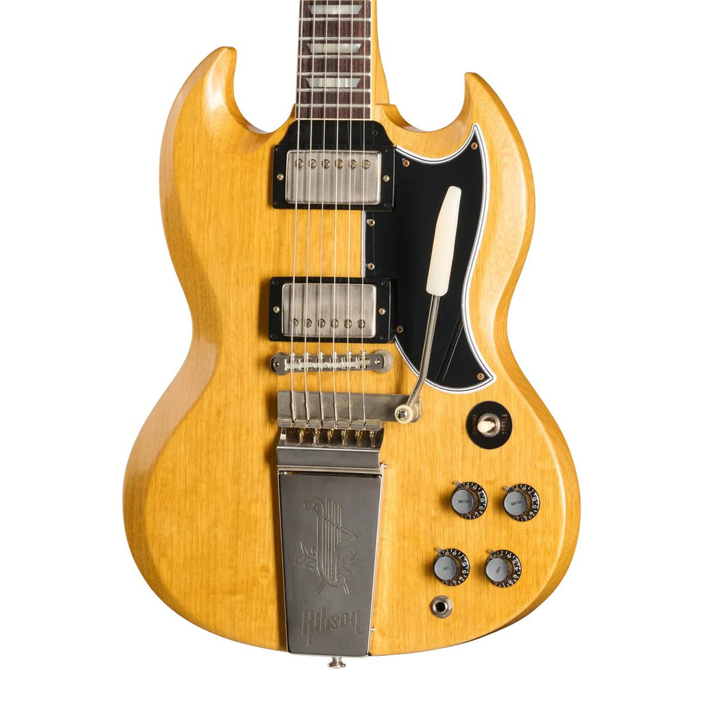 Gibson CS 1964 SG Standard RI Korina VOS electric guitar in Antique Natural finish