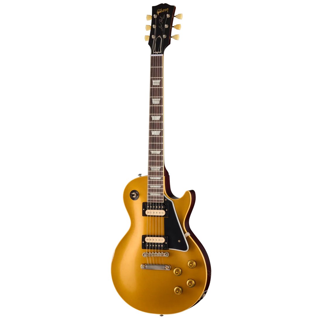 Gibson CS 1957 Les Paul Goldtop RI Light Aged electric guitar in double gold finish