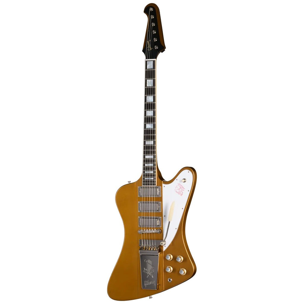 Gibson Custom 1963 Firebird VII Reissue gloss electric guitar in Double Gold finish