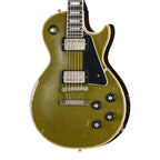 Gibson CS 1968 Les Paul Custom RI Heavy Aged electric guitar with Olive Drab top