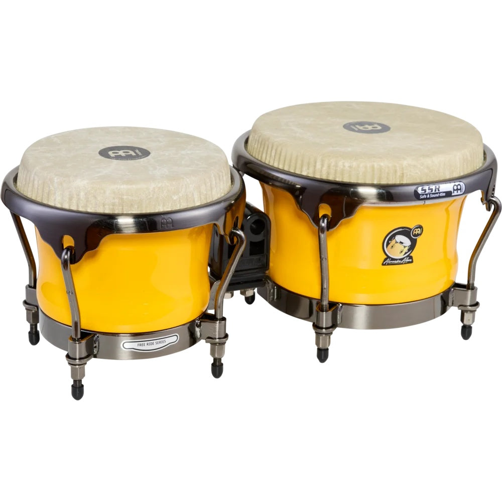 Meinl AA400SY Alexandra Alban 7" & 8 1/2" Bongo - Sunrise Yellow