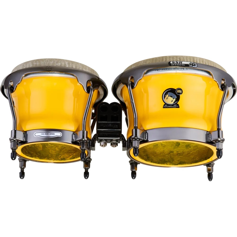 Meinl AA400SY Alexandra Alban 7" & 8 1/2" Bongo - Sunrise Yellow