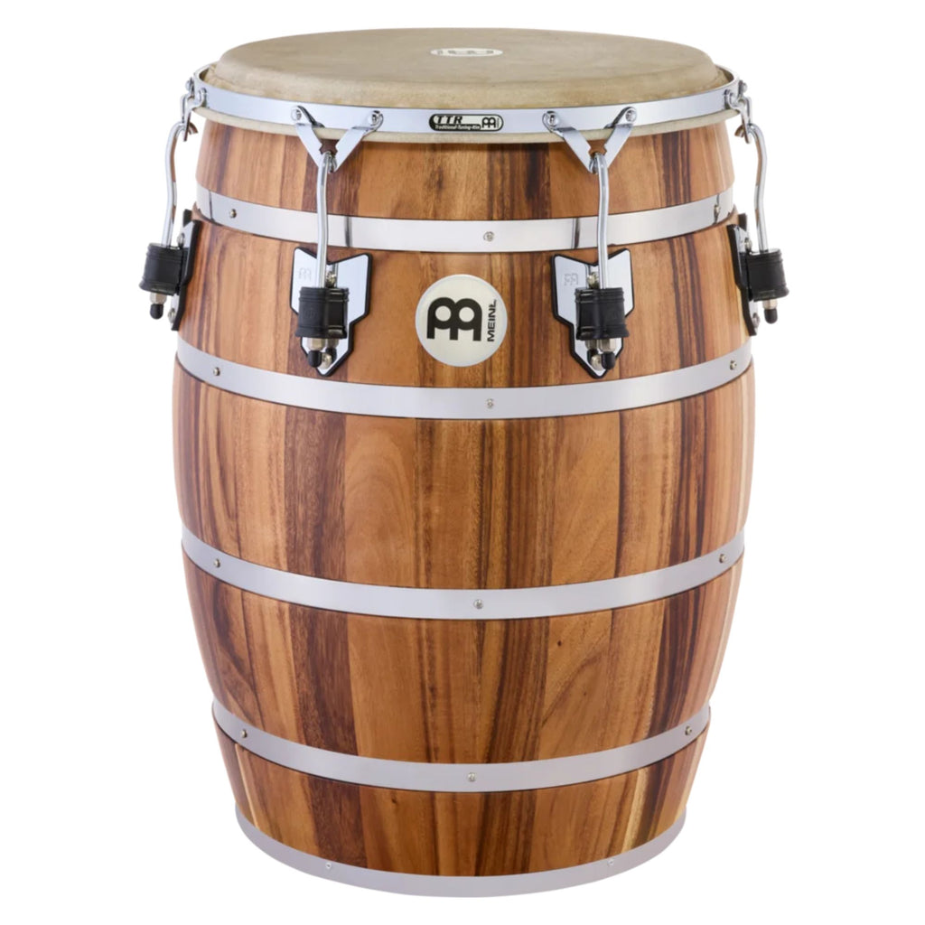 Meinl chrome hardware for 16-inch bomba bongos, durable metal stand with adjustable features for percussion instruments.
