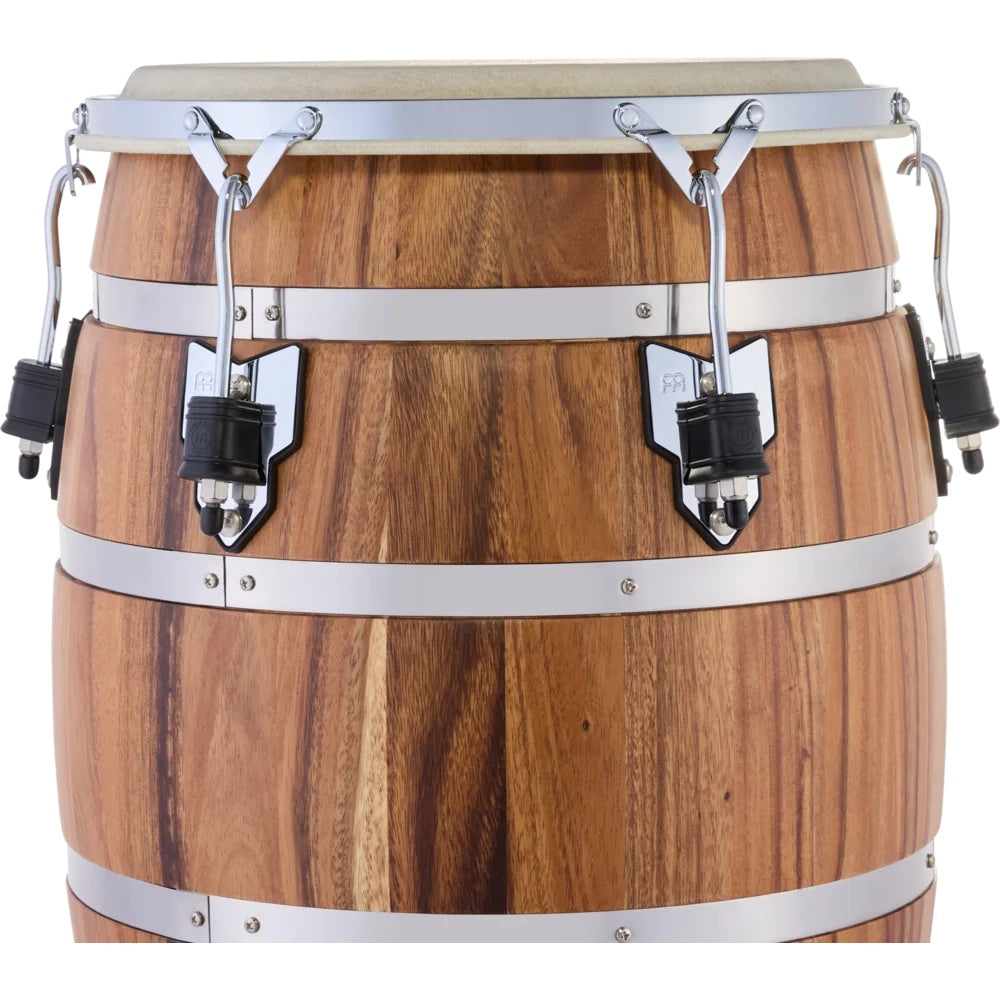 Chrome Meinl BB16CW-CH hardware for 16-inch bongos, durable metal construction, detailed close-up of drum hardware accessories.