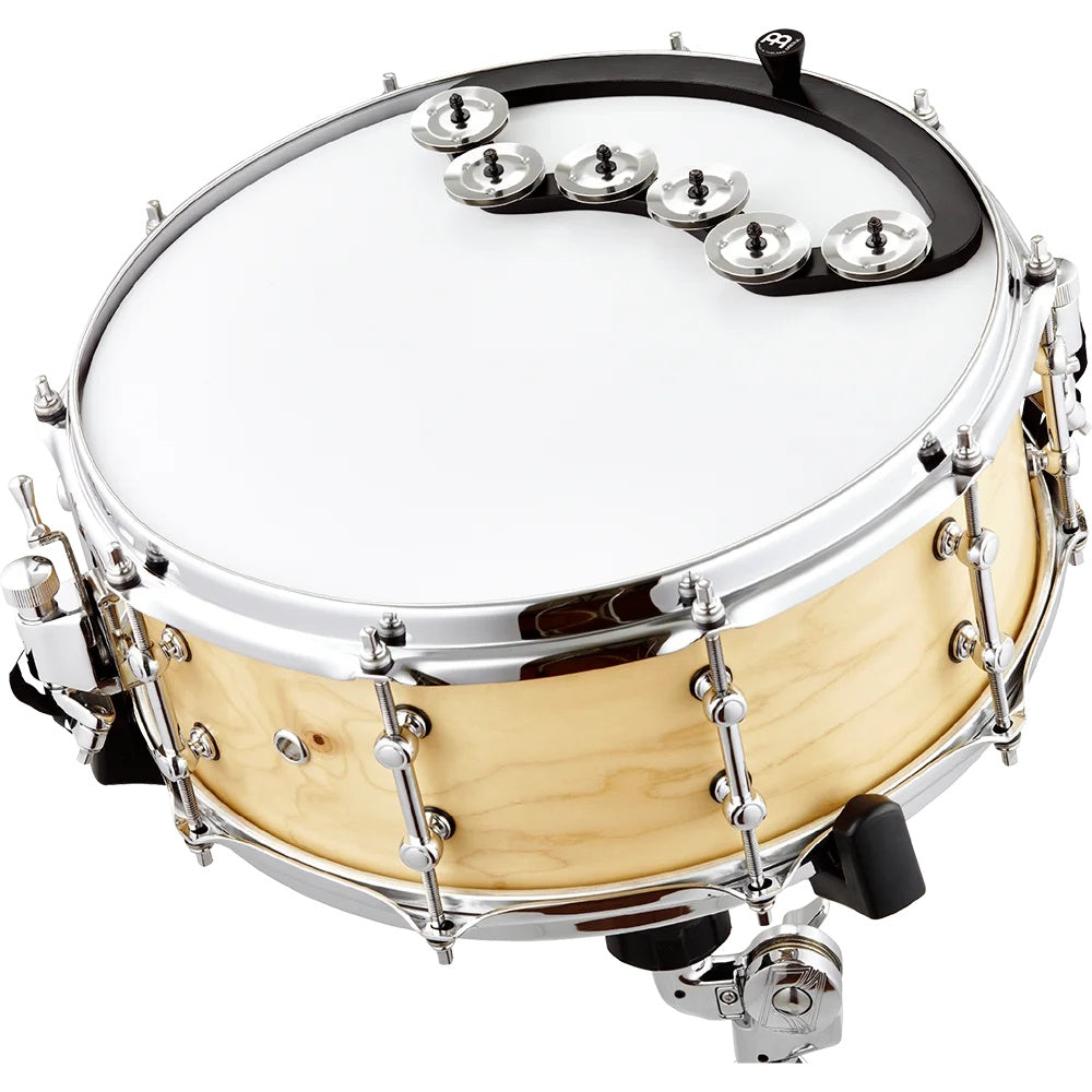 Meinl Backbeat Tambourine for 13 to 14 Drums - Stainless Steel Jingles