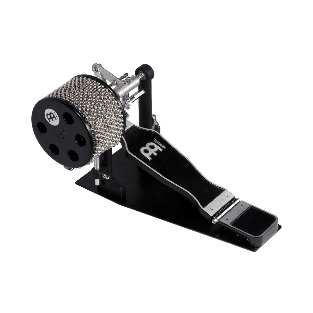 Meinl FCA5-L Foot Cabasa Large, hand percussion instrument with textured metal beads and wooden base for rhythmic accents.