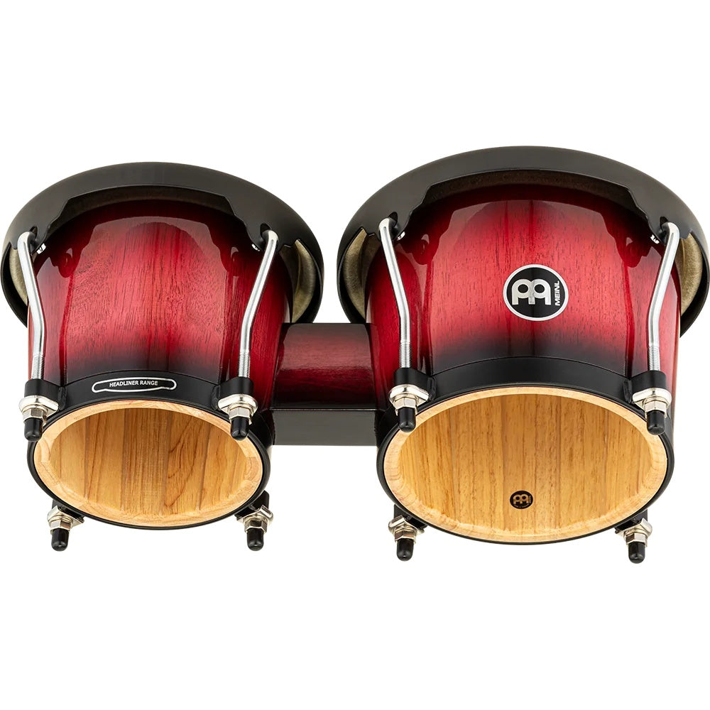 Meinl 6 3/4 & 8 Wood Bongo - Wine Red Burst