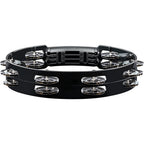 Meinl Tambourine: Headliner Tour, ABS, 2 Row, 10, Black