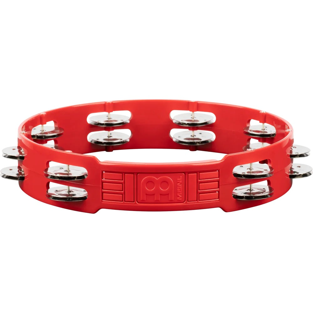 Meinl Tambourine: Headliner Tour, ABS, 2 Row, 10, Red