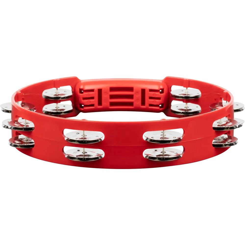 Meinl Tambourine: Headliner Tour, ABS, 2 Row, 10, Red