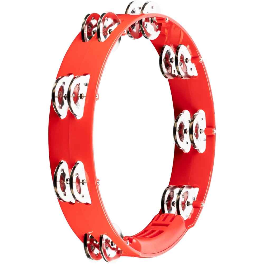 Meinl Tambourine: Headliner Tour, ABS, 2 Row, 10, Red
