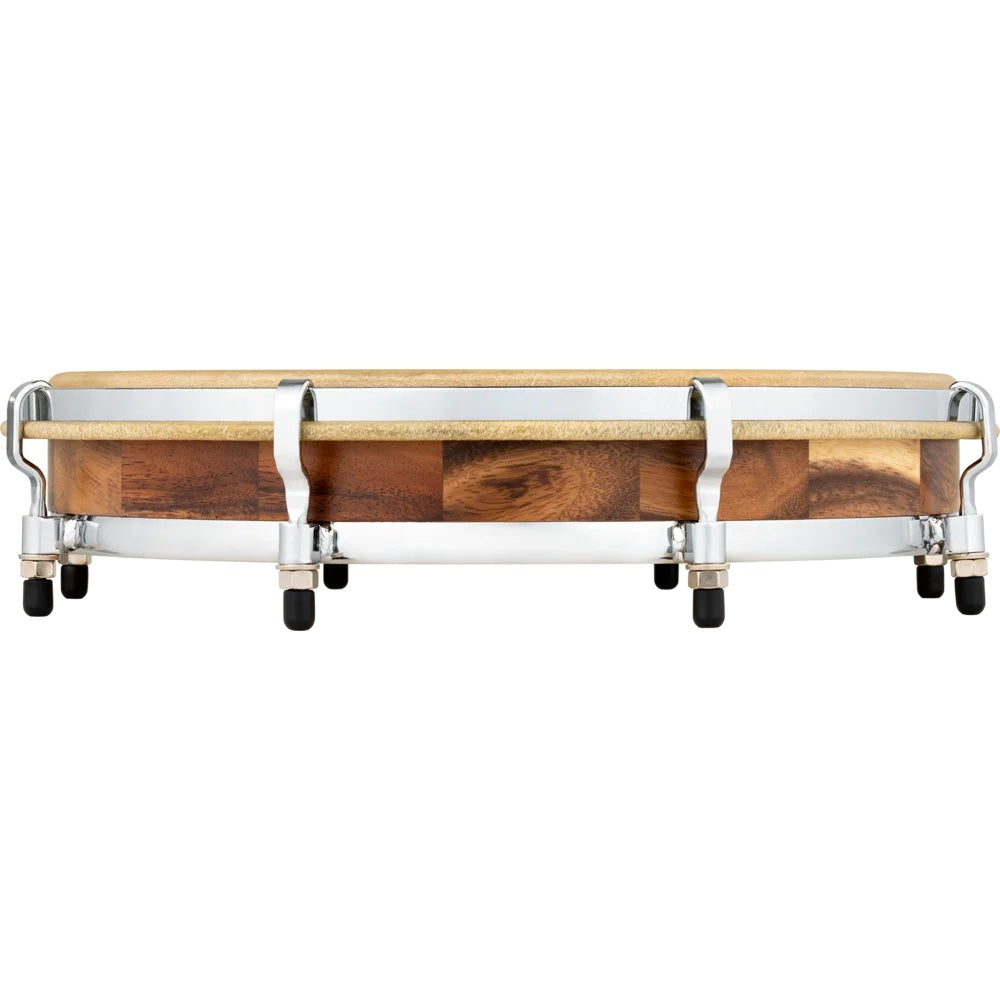 Meinl PL14CW Seguidor Chrome hardware for pandero, featuring sturdy metal construction and adjustable components for percussion setup.