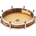 Meinl PL14CW chrome hardware pandero with adjustable stand and drum hardware for percussion instruments.