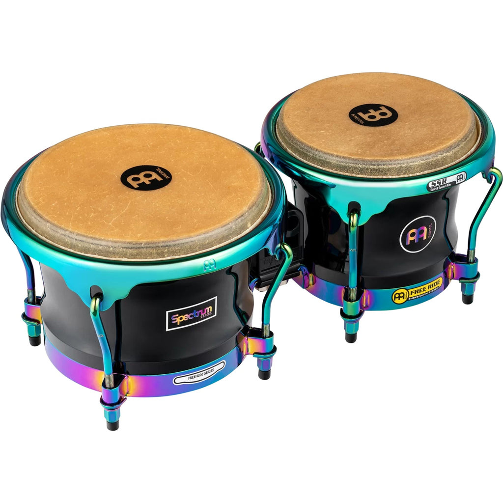 Meinl Bongos: Spectrum, Oak, 7 & 8 1/2, Phantom Black