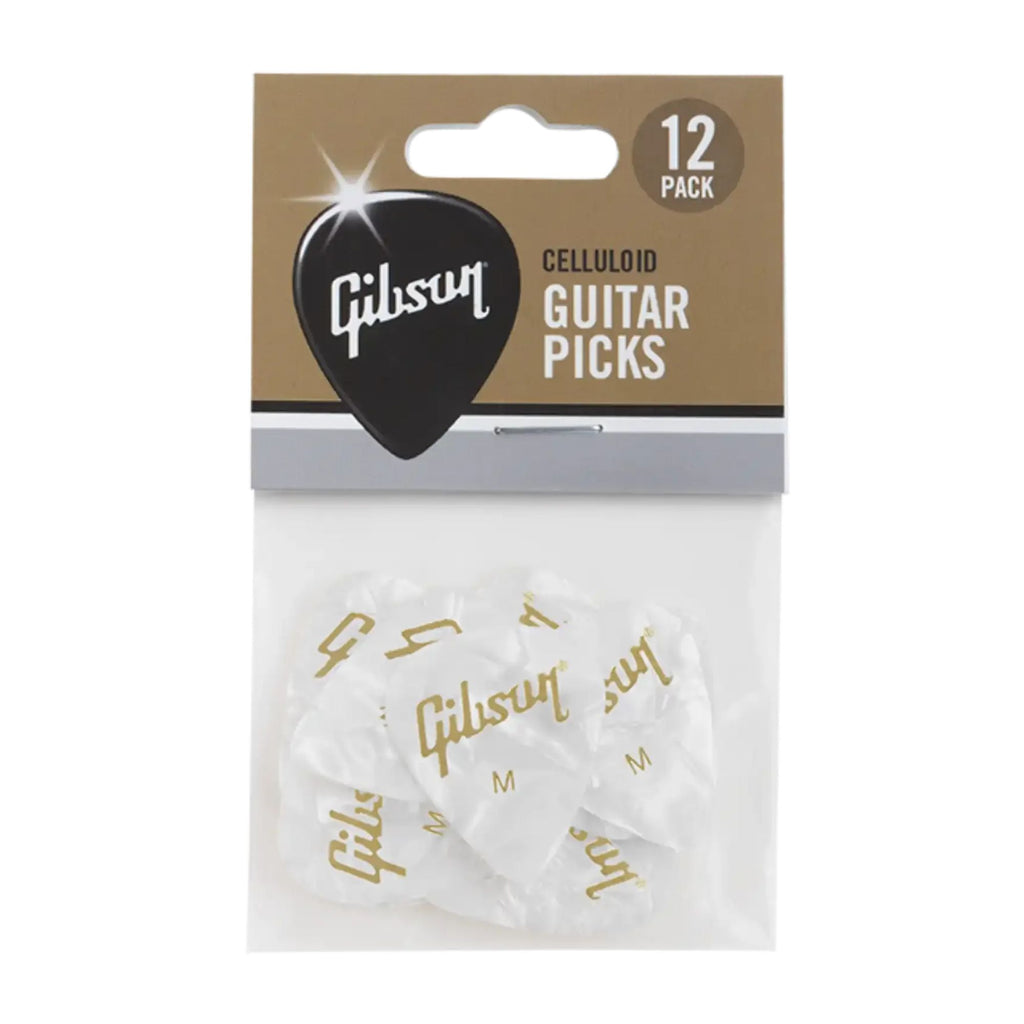 Gibson Pearloid Medium Guitar Picks (12 Pack)