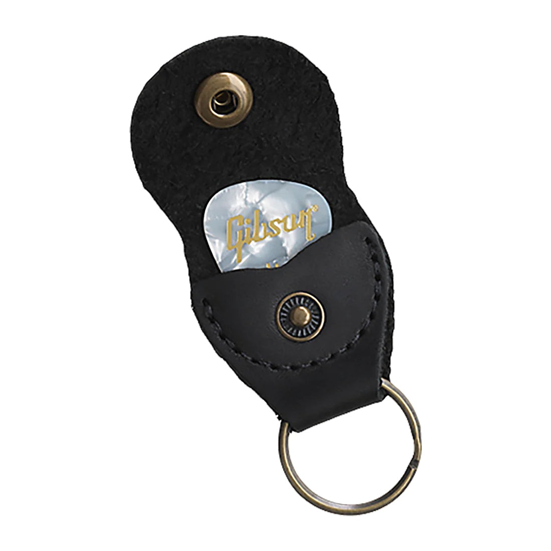 Gibson Premium Leather Pickholder Keychain