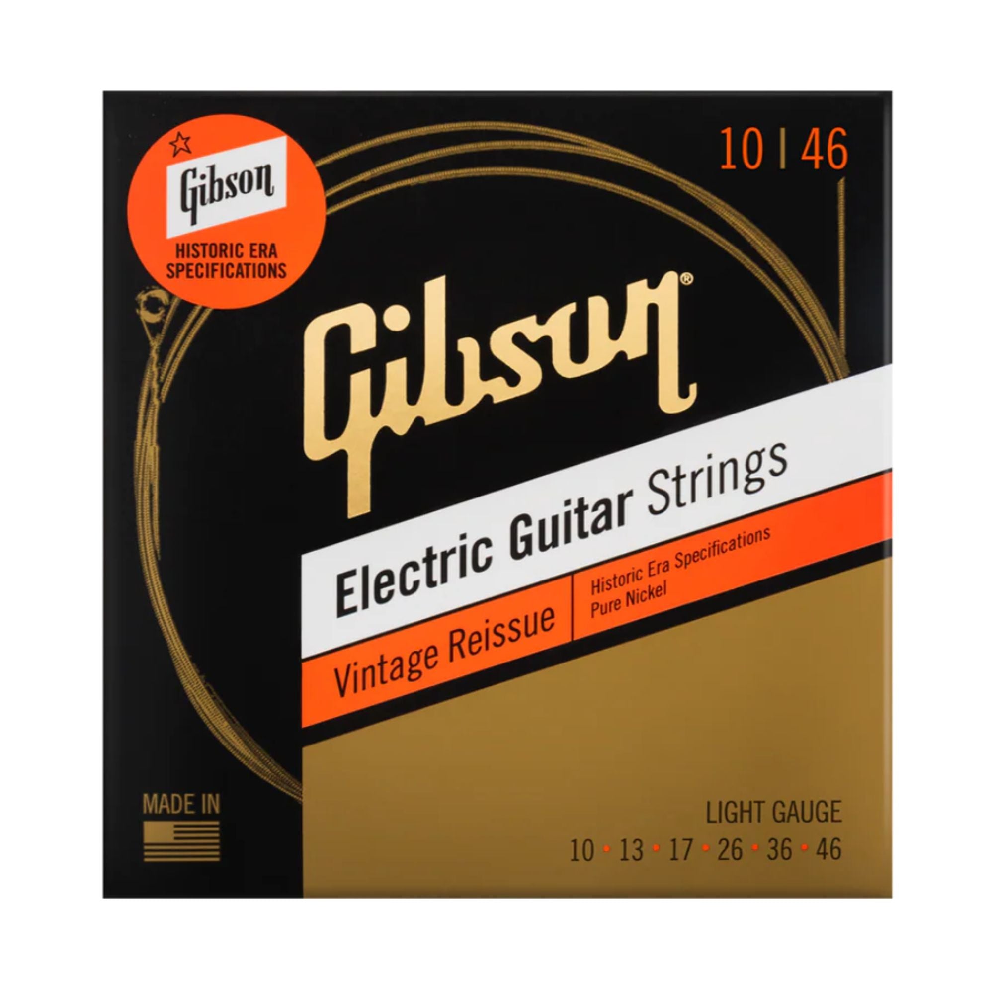 Gibson Vintage Reissue Electric Guitar Strings 10-46
