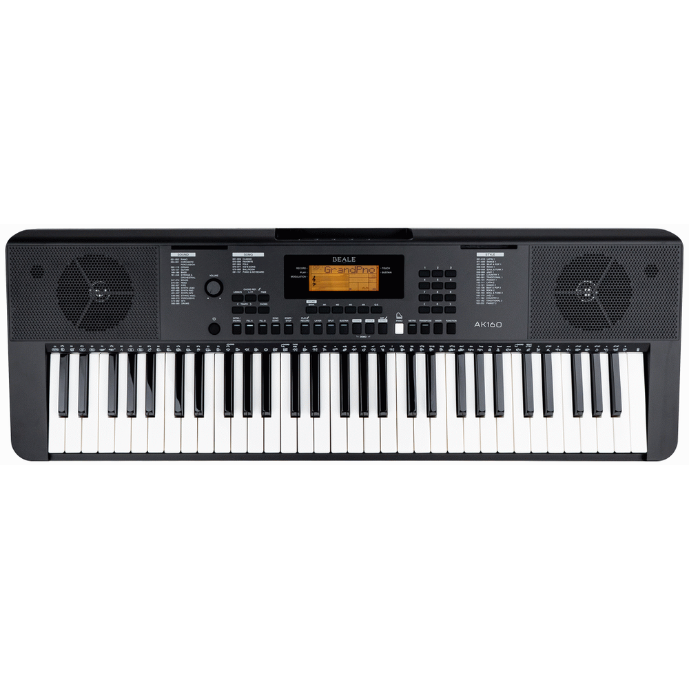 Beale AK160 61 Key Digital Keyboard Headphone Bundle