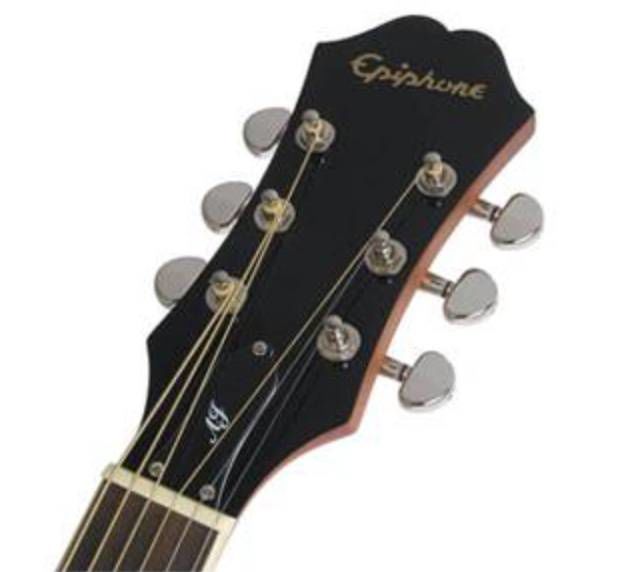 Epiphone AJ-220SCE Acoustic Guitar in Ebony