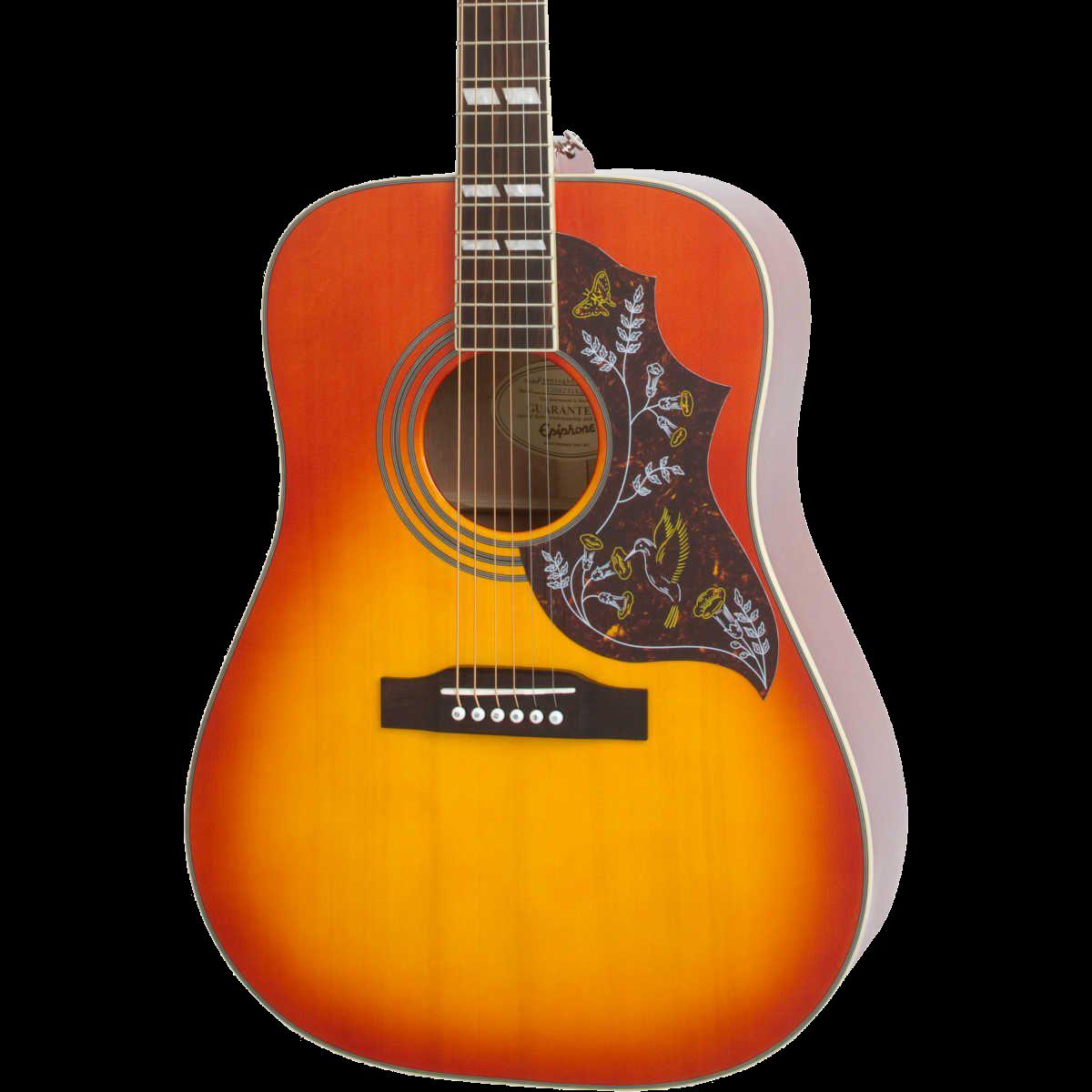 Epiphone Hummingbird Pro Acoustic Guitar Faded Cherry Burst
