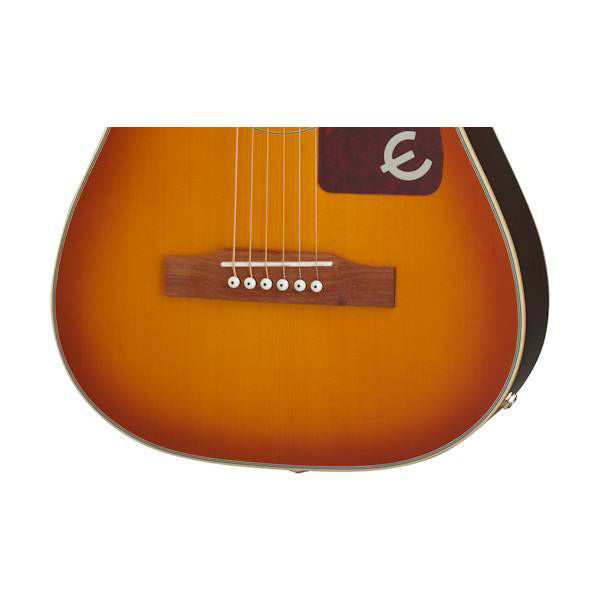 Epiphone Lil' Tex Travel Outfit Acoustic Guitar - Faded Cherry