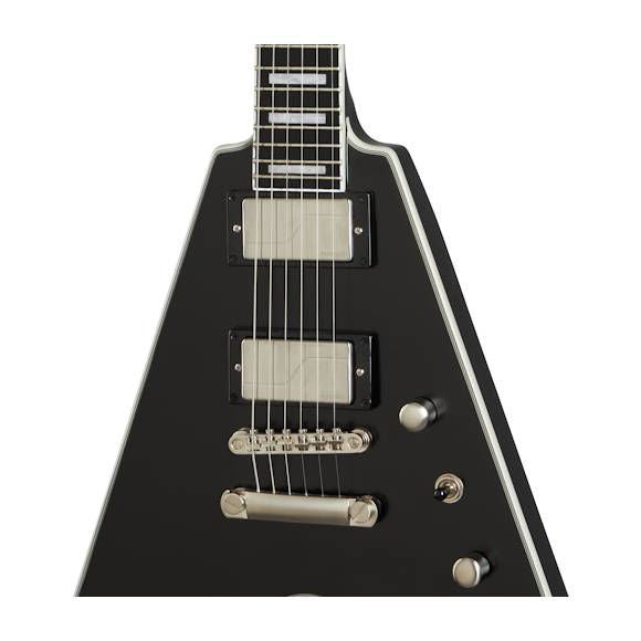Epiphone Prophecy Flying V Electric Guitar - Black Aged Gloss