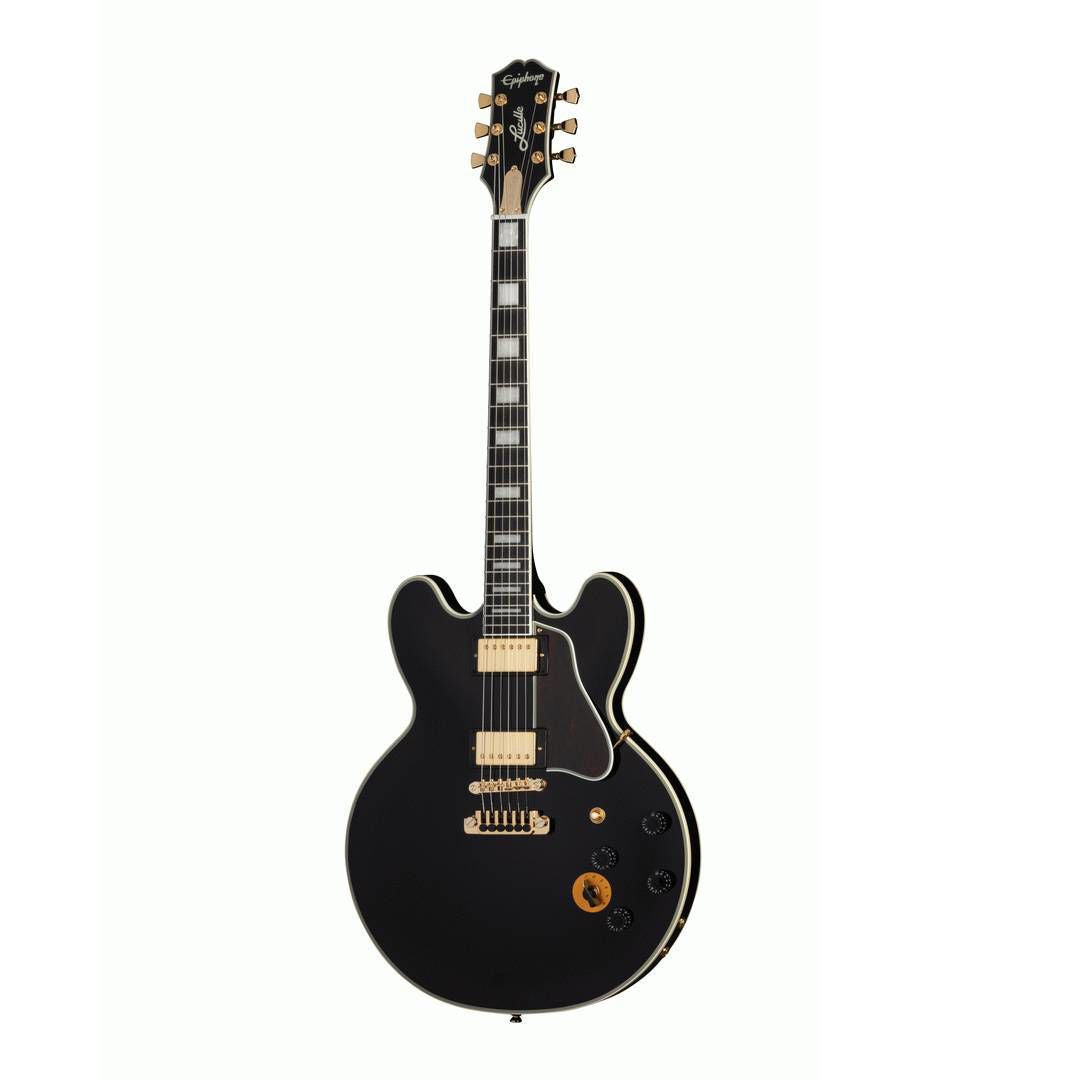 Epiphone B.B. King Lucille Semi-Hollow Body Electric Guitar with Epilite Case - Ebony