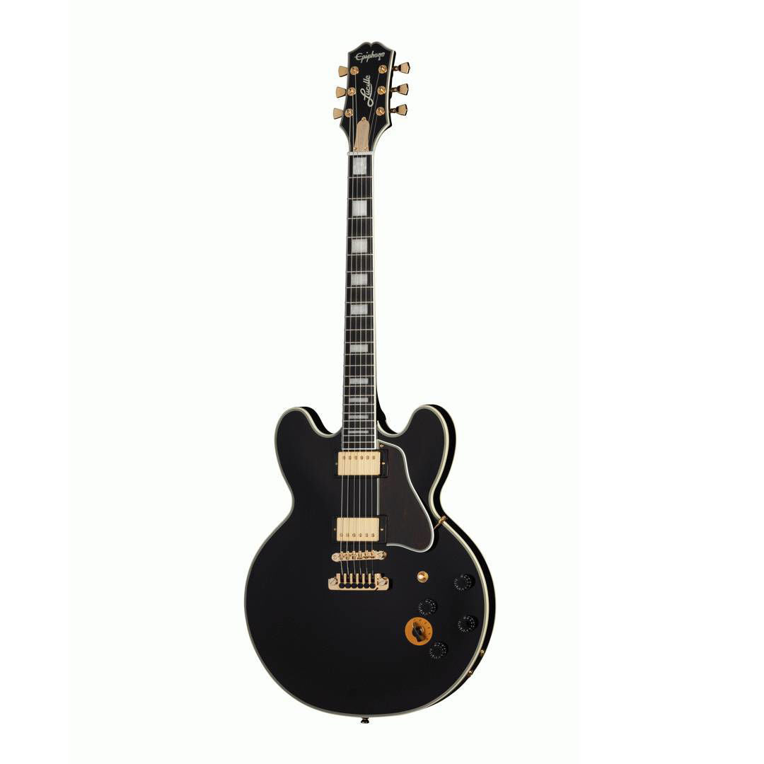 Epiphone B.B. King Lucille Semi-Hollow Body Electric Guitar with Epilite Case - Ebony