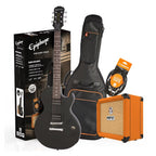Epiphone Power Players Les Paul Electric Guitar Pack - Dark Matter Ebony