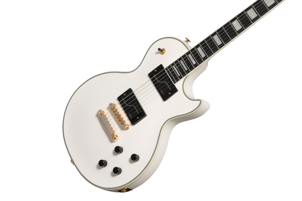 Epiphone Matt Heafy LP Custom Electric Guitar White With Case