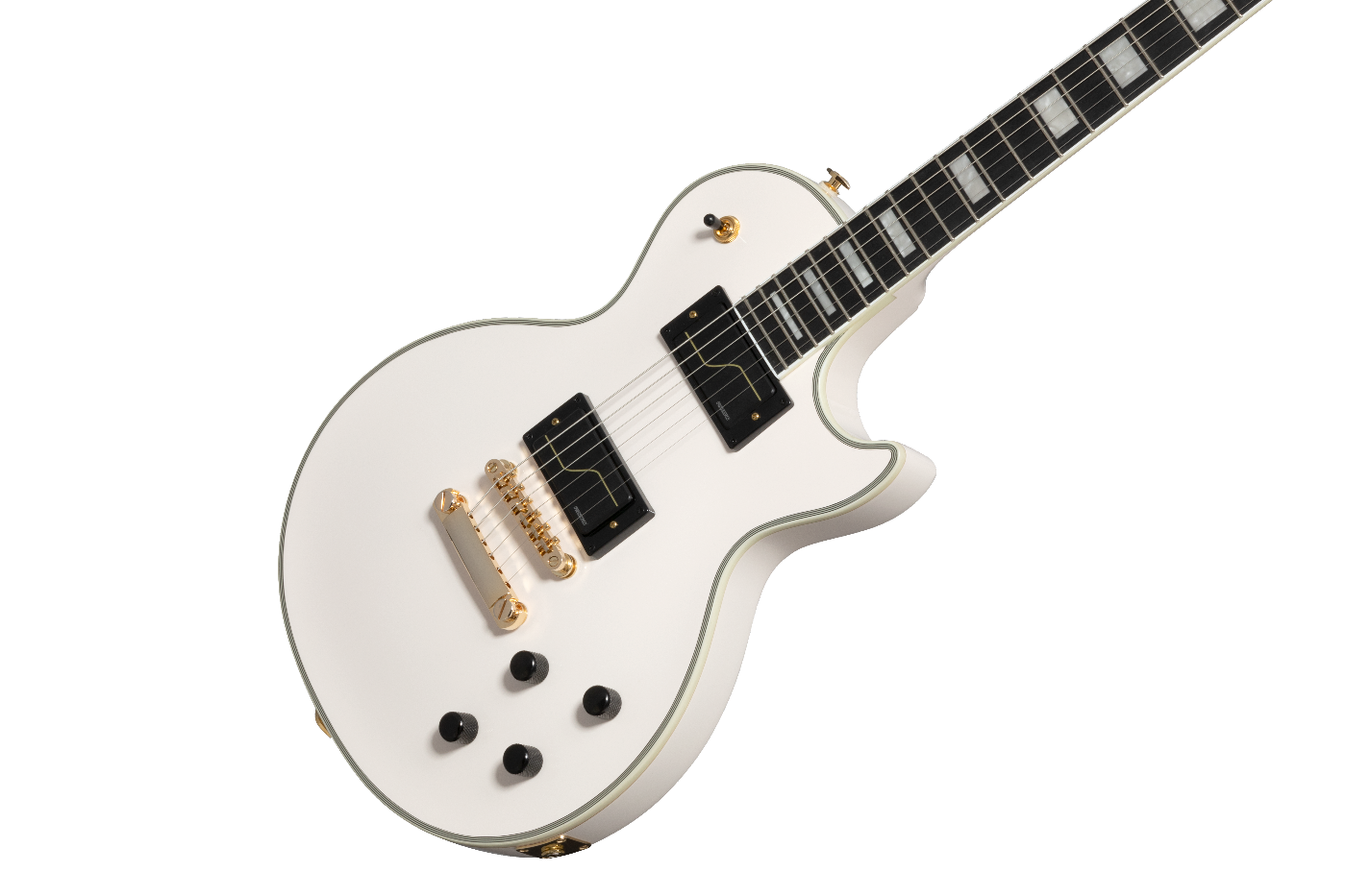 Epiphone Matt Heafy LP Custom Electric Guitar White With Case